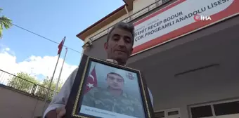 Şehit babası, oğlunun adını taşıyan okulda görev yapıyor