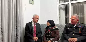 Kırklareli Valisi Uğur Turan, Şehit Ailelerini Ziyaret Etti