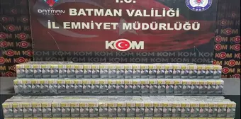 Batman'da Kaçak Sigara Operasyonu: 1300 Paket Ele Geçirildi