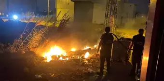 Hatay'ın Antakya İlçesinde Çöplükte Yangın Çıktı