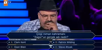 Çizgi roman kahramanı 'Zagor'un gerçek adı nedir? Kim Milyoner Olmak İster yeni bölüm soru ve cevapları!