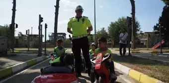 Nazilli’de Anaokulu Öğrencilerine Trafik Eğitimi Verildi