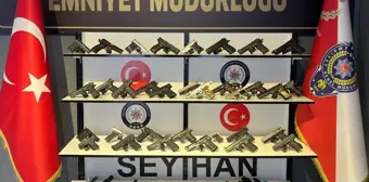 Adana'da Ruhsatsız Silah Operasyonu: 59 Silah Ele Geçirildi