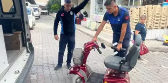 Amasya'da Zabıta Ekiplerinden Engelliye Yardım