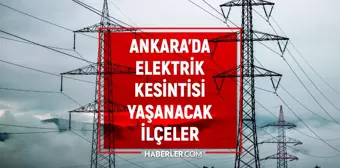 Ankara elektrik kesintisi! 2-3 Ekim Çankaya, Sincan, Mamak elektrik kesintisi ne zaman bitecek?