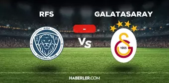 Rigas FC Galatasaray maçı kaç kaç, bitti mi? MAÇ SONUCU! Rigas FC Galatasaray golleri kim attı, canlı maç anlatımı!