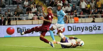 Hatayspor, Trabzonspor'u 1-0 önde kapattı