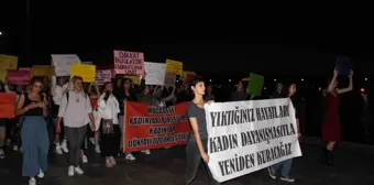 Çanakkale'de Kadın Cinayetleri Protesto Edildi