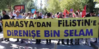 Samsun, Çankırı, Amasya ve Sinop'ta Filistin'e destek yürüyüşleri düzenlendi