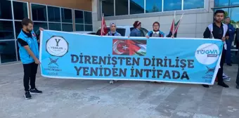 Burdur Üniversitesi'nde Filistin'e Destek Eylemi