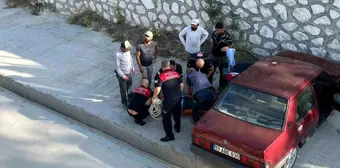 Burdur'da Otomobil Dere Yatağına Düştü, Sürücü Yaralı Kurtarıldı