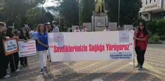 Kastamonu'da Sağlıklı Yaşam Yürüyüşü Düzenlendi