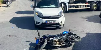 Manavgat'ta Trafik Kazası: Motosiklet Sürücüsü Yaralandı