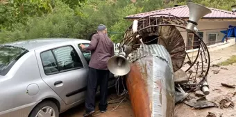 Safranbolu'da Fırtına Camii Minaresini Devrdi