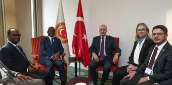 TBMM Başkanı Kurtulmuş, Fildişi Sahili Ulusal Meclisi Başkanı Bictogo ile görüştü