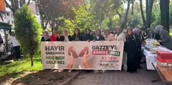 Afyonkarahisar'da Gazze İçin Hayır Çarşısı Düzenlendi