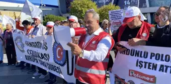 Polonez Sucuk Fabrikası'nda İşten Çıkarma Protestosu