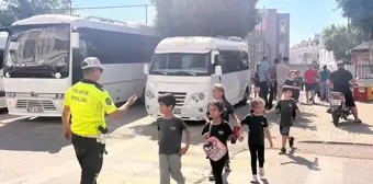 Mersin'de Okul Çevresinde Polis Denetimi