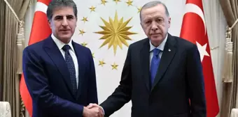 Cumhurbaşkanı Erdoğan, IKBY Başkanı Barzani'yi kabul etti