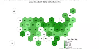 ABD'de Başkanlık Seçimi İçin Erken Oy Kullanma Süreci Başladı