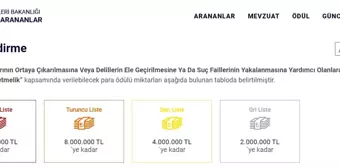 İçişleri Bakanlığı, Terörist İhbar Ödüllerini Artırdı