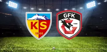 Kayserispor- Gaziantep FK maçı kaç kaç bitti? Kayserispor- Gaziantep FK maç özeti!