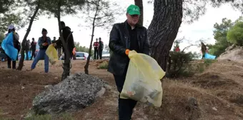 Aydın'da Gençler Orman Temizliği Yaptı