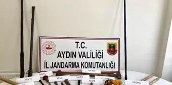 Aydın'da Kaçak Kazı Yapan 4 Şüpheli Suçüstü Yakalandı