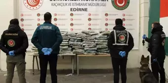 Edirne'de 177 Kilogram Esrar ve 11 Kilogram Kokain Ele Geçirildi