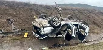 Tokat'ta Milyonluk Audi Takla Attı