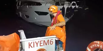 Bodrum açıklarında tekne makine arızası nedeniyle yardım çağrısı yapıldı