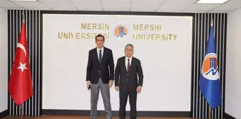 Bozyazı Kaymakamı, Mersin Üniversitesi Rektörü ile bir araya geldi