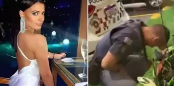 Brezilya'da ünlü Playboy modeli, benzin istasyonunda polise saldırdı