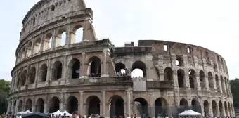 Roma'nın simge yapısı Kolezyum'da 'Göbeklitepe' sergisi açıldı