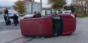 Samsun'da Sürekli Kazaların Meydana Geldiği Yolda Yeni Kaza