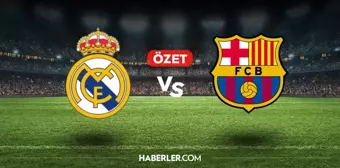 Real Madrid Barcelona maç özeti ve golleri izle! (VİDEO) Real Madrid Barcelona geniş özeti! Golleri kim attı, maç kaç kaç bitti?