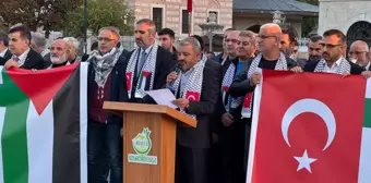 Adıyaman Dernekler Federasyonu, Gazze İçin Ayasofya'da Namaz Kıldı