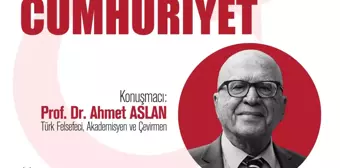 Prof. Dr. Ahmet Aslan, Cumhuriyetin 101. Yılı Özel Buluşmasında Konuşacak