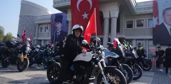 Düzce'de 300 Motosikletli Cumhuriyet Bayramı'nı Kutladı