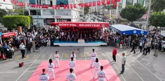 Hatay'ın ilçelerinde Cumhuriyet'in 101. yıl dönümü kutlandı