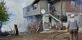 Bursa Orhaneli'nde Yangın: 2 Ev ve 1 Samanlık Zarar Gördü