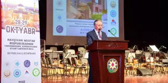 AİÇÜ Rektörü Prof. Dr. Karabulut, 'Nahçıvan Özerk Cumhuriyetinin kuruluşunun Azerbaycan'ın Siyasi Tarihindeki Rolü' konferansına katıldı