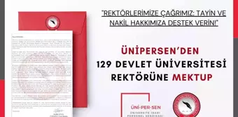 ÜNİPERSEN'den Tayin ve Nakil Hakkı Talebi