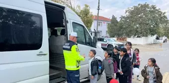 Edirne'de Okul Servisleri Denetlendi