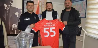 Havza Belediyespor Yönetiminden Emniyet Müdürlüğü'ne Ziyaret