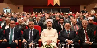 Diyanet İşleri Başkanı Erbaş 'Kendi Gök Kubbemiz Balkan Alimleri Buluşması'nda konuştu Açıklaması