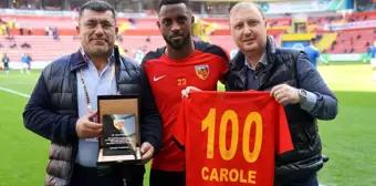 Lionel Carole, Kayserispor'da 100. Maçını Oynadı