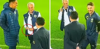 Mourinho'dan sahanın ortasında Trabzonsporluları çıldırtan hareket