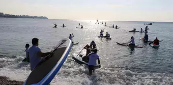 Antalya'da Organ Bağışı Farkındalığı İçin Paddle Board Etkinliği Düzenlendi