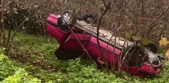 Ordu'da Kaygan Zeminde Kaza: 1 Yaralı